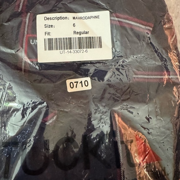 Untuckit Mavrodaphne Long Sleeve Button Down Shirt Blue Stripe 6 - Picture 6 of 7